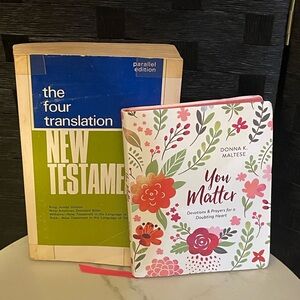 set of 2 books You matter and The Four Translation New Testament 1966